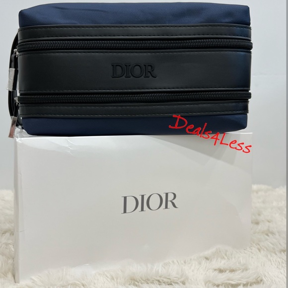 Dior Pouch Toiletry Case Cosmetic Bag Travel Holdall NEW - Picture 2 of 10